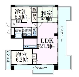 ミストラル芦屋東山の物件間取画像